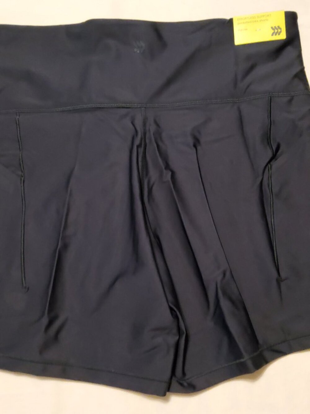 All in Motion Womens Effortless Support‎ Bike Shorts 6in Navy Blue XXL - Picture 6 of 6